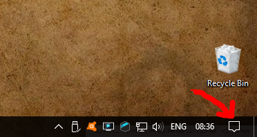 windows 10 notification icon